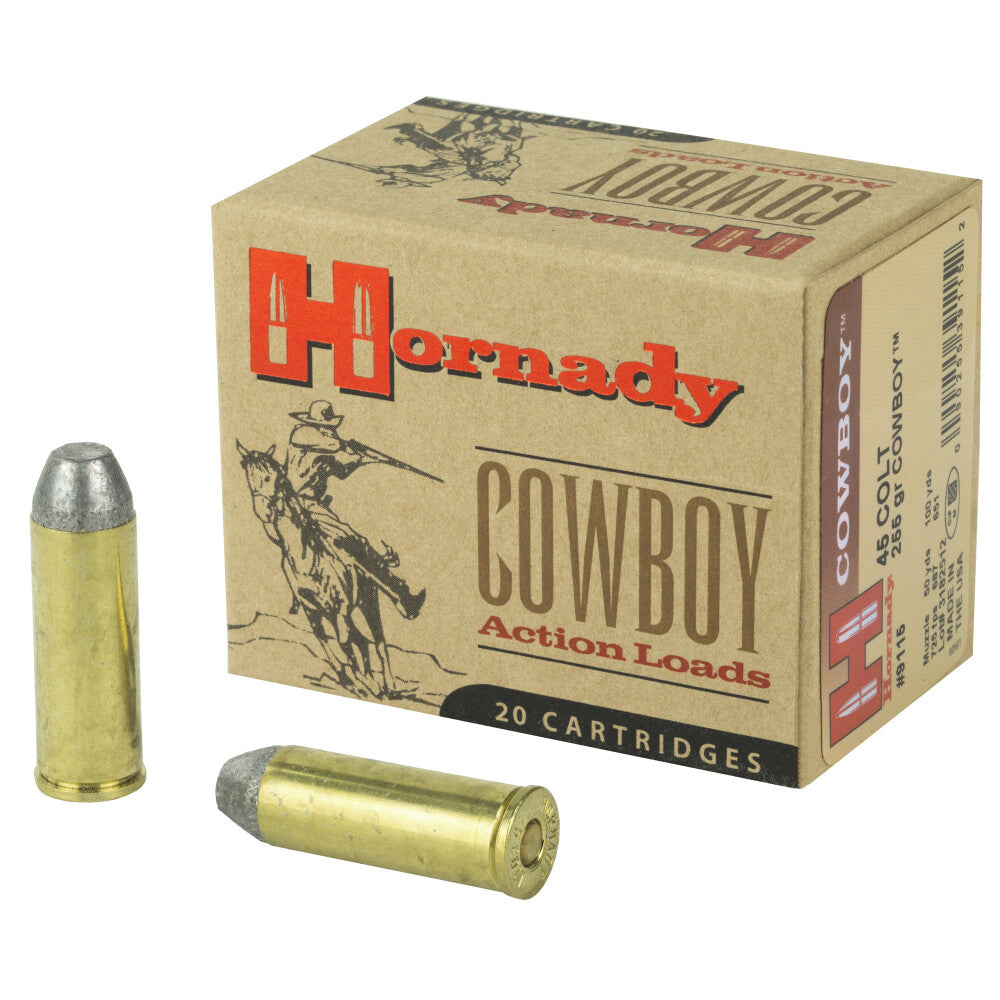 HORNADY COWBOY ACTION [.45 LONG COLT] 255GR LFN | 20 ROUNDS