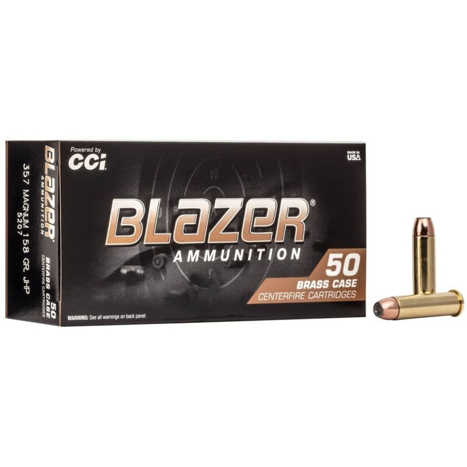 CCI BLAZER BRASS [.357 MAG] 158GR JHP | 50 ROUNDS