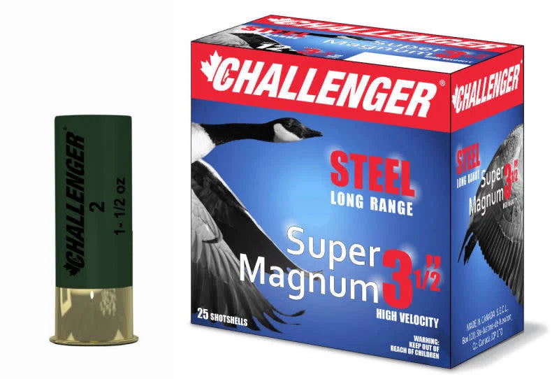 CHALLENGER SUPER MAGNUM 12 GAUGE AMMUNITION 25 RNDS
