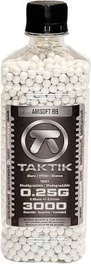 TAKTIK 0.25G BIODEGRADABLE BB BBS BOTTLE OF 3000