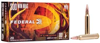FEDERAL 300 WIN MAG FUSION BONDED SOFT POINT