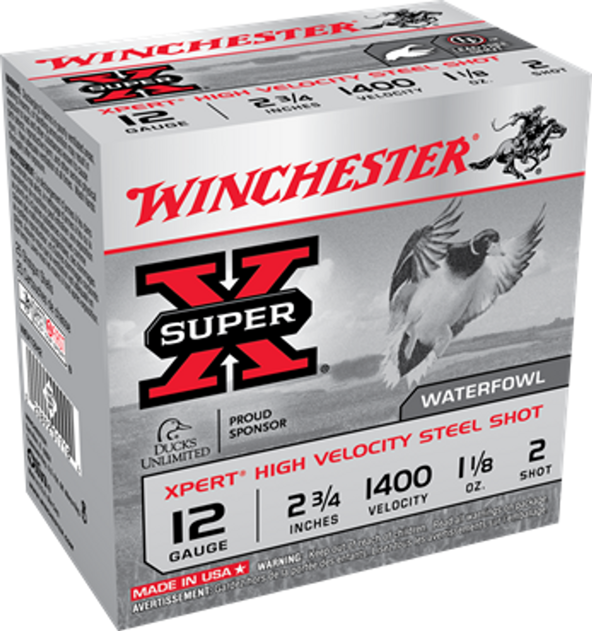 WINCHESTER SUPER-X STEEL [12GA X 2-3/4"] #3 - 1-1/8 OZ | 25 ROUNDS
