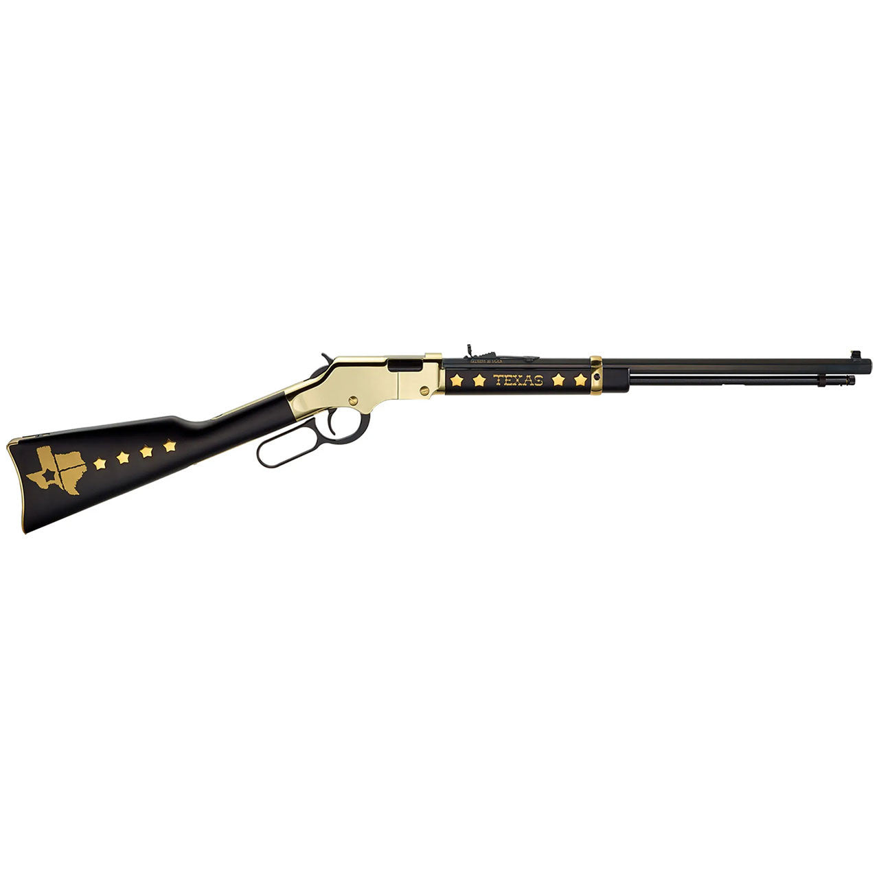 Henry Golden Boy Texas Tribute Edition Rifle - 22 S 23/L 18/LR 16, 20" Barrel, Model H004TX