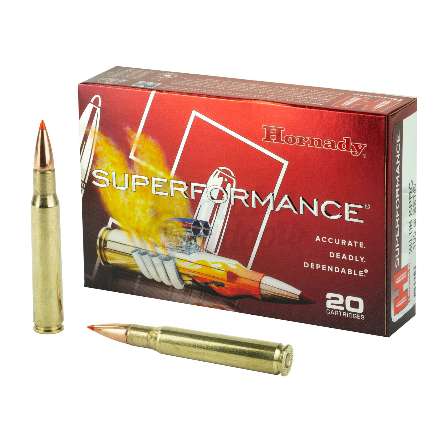 HORNADY SUPERFORMANCE[.30-06 SPRING] SST 165 GRAIN | 20 ROUNDS
