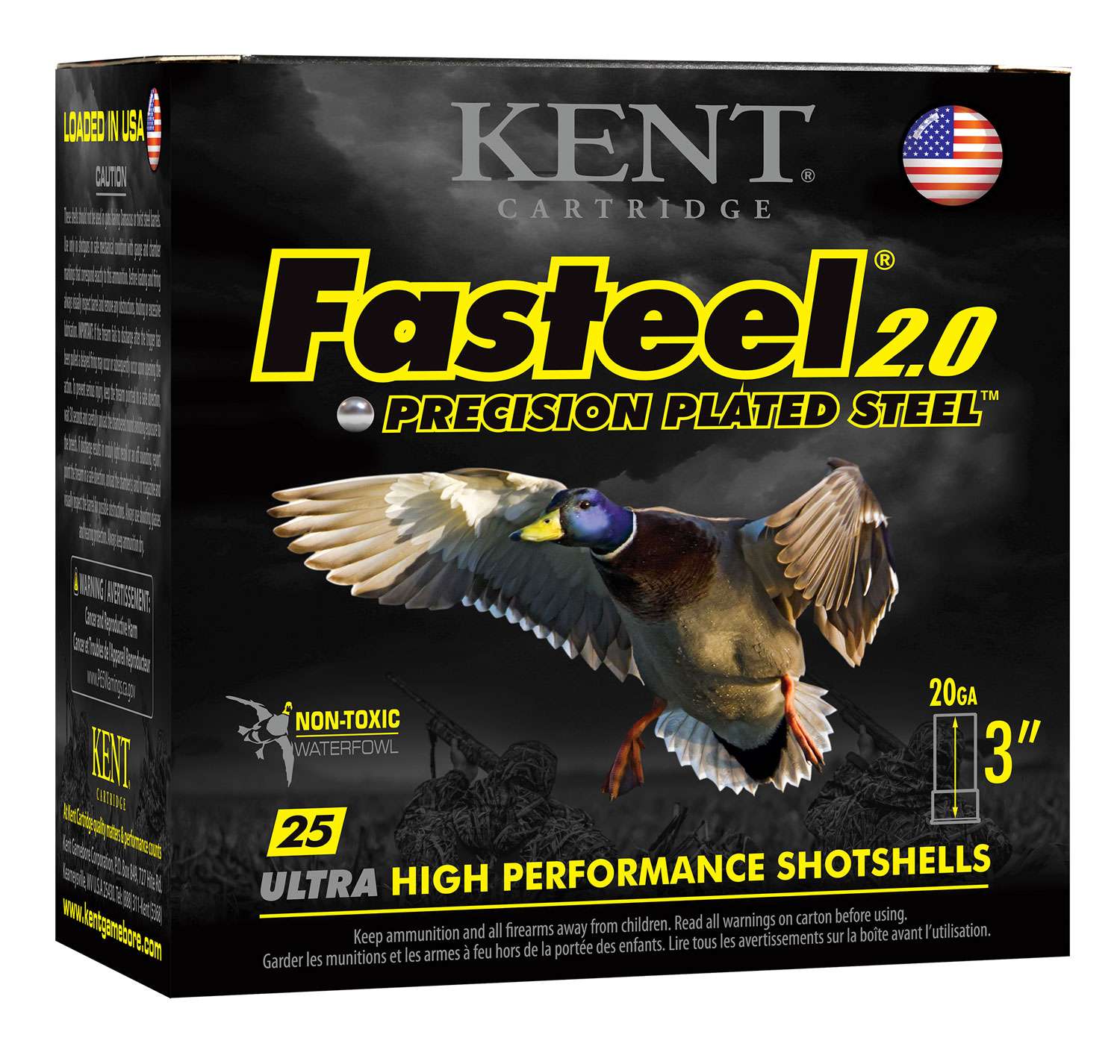 KENT FASTEEL 2.0 [20GA X 3"] #4 - 7/8 OZ | 25 ROUNDS