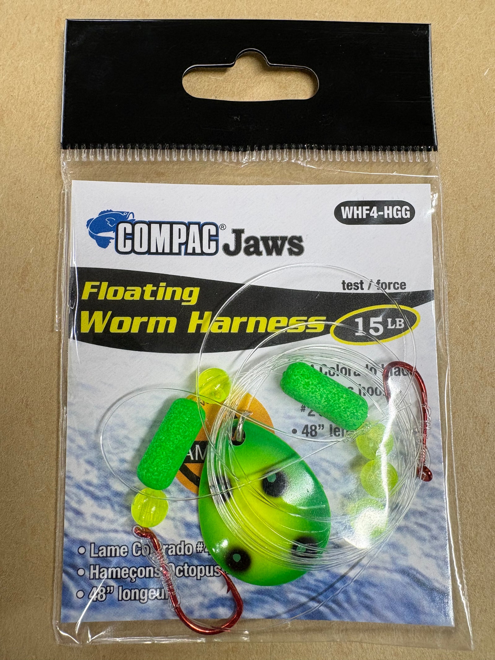 Compac Jaws Worm Harness 15LB
