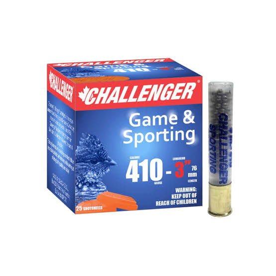 Challenger High Brass 410-Gauge #6 Shotshell Ammunition, 3-in, 11/16-oz