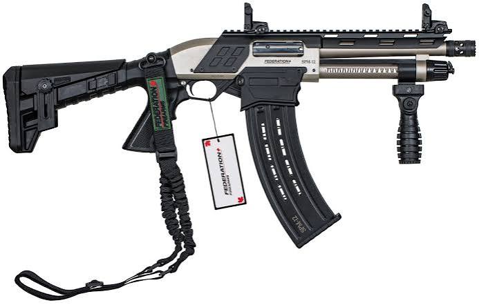 FEDERATION FIREARMS SPM-12 SHORTY ALPINE WHITE 12GA, 9" BBL