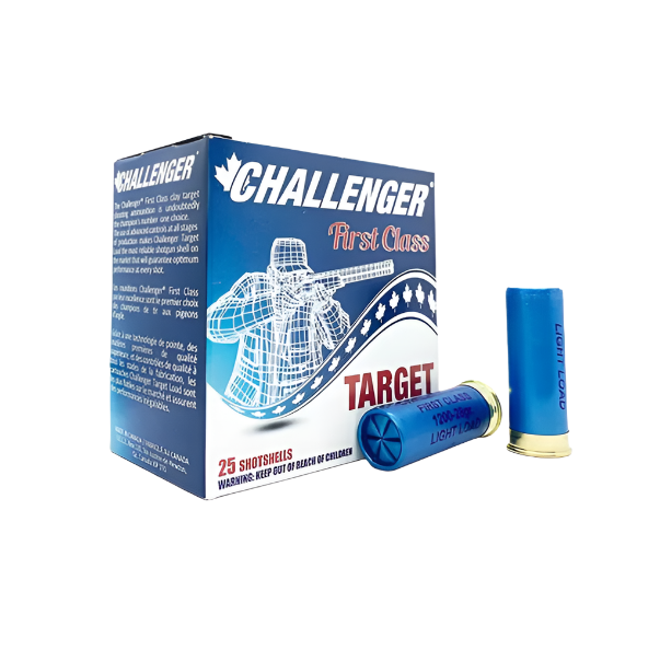 CHALLENGER FIRST CLASS TARGET LOAD [12GA X 2-3/4″] #8 - 1 OZ | 25 ROUNDS