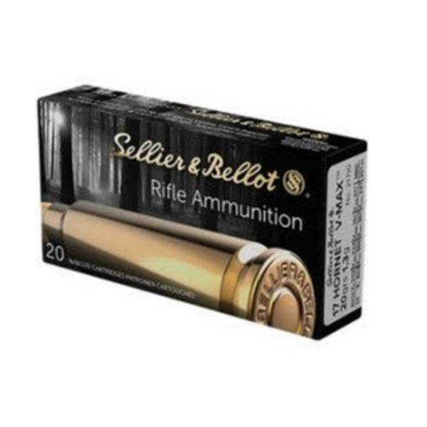 SELLIER & BELLOT V-MAX [.17 HORNET] 20GR SP | 20 ROUNDS