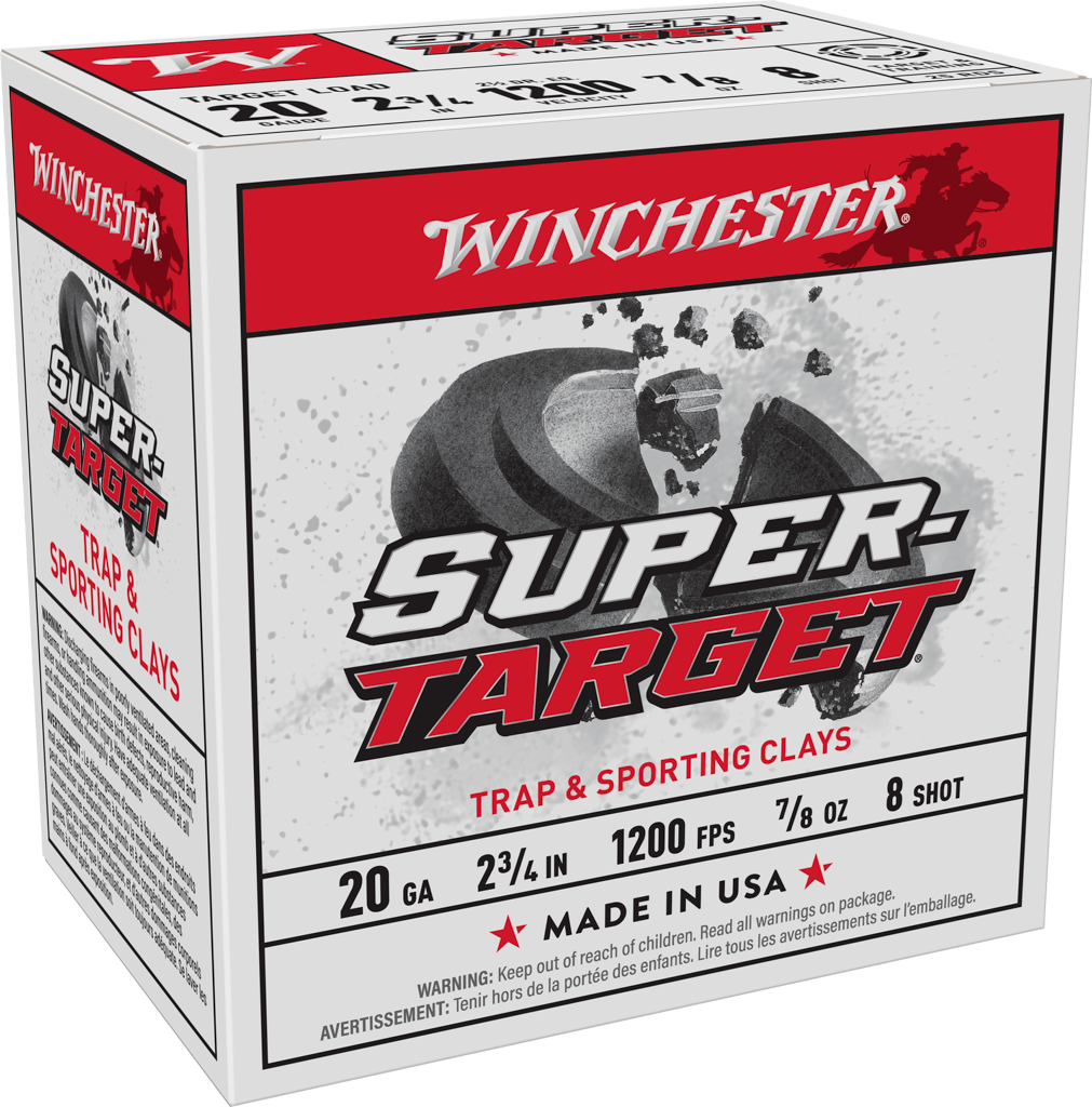 WINCHESTER SUPER TARGET - 20 GAUGE - 2 3/4 - 7/8OZ - #8