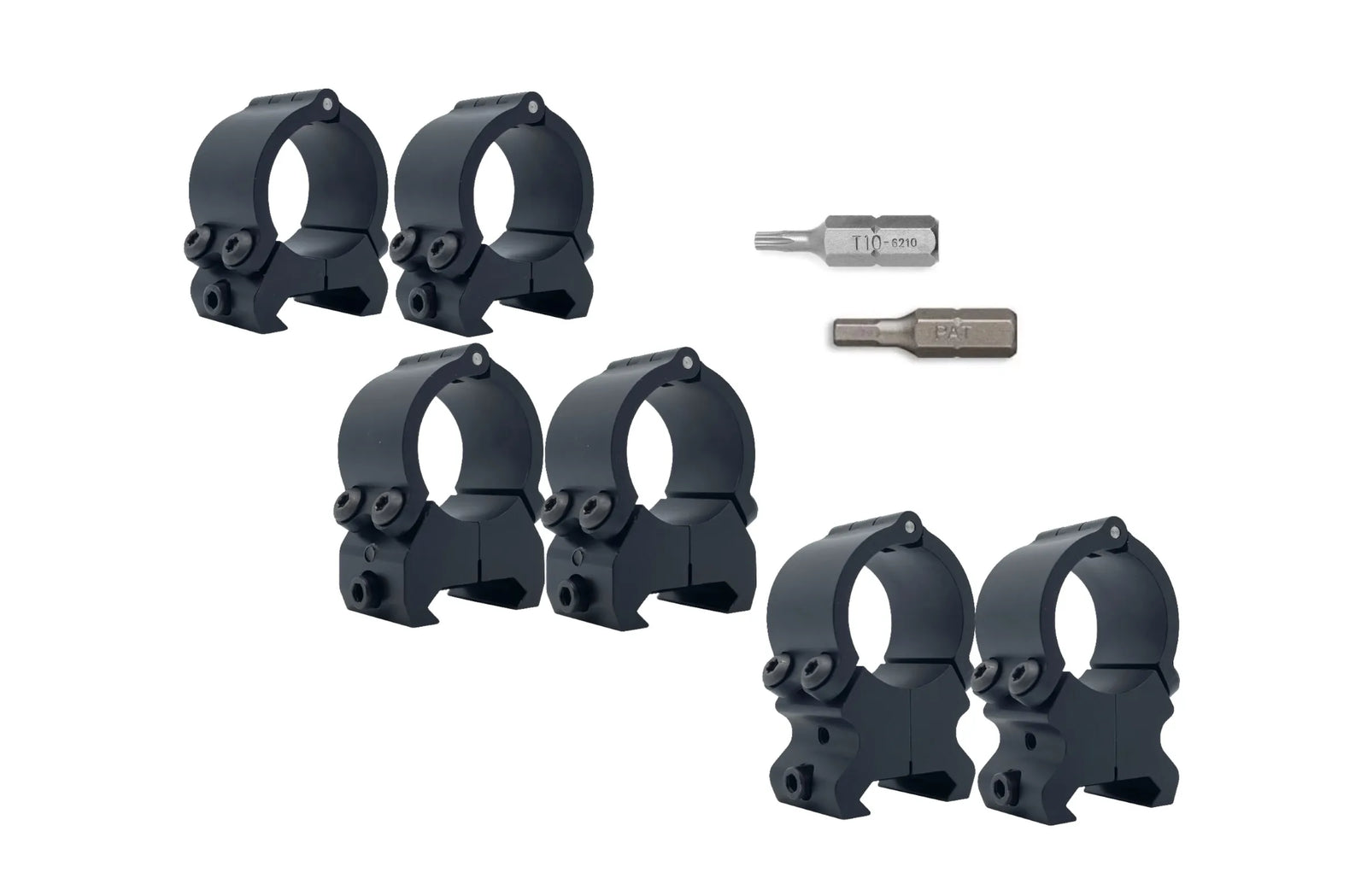 VERSARING S1 HINGE 1” SCOPE RINGS