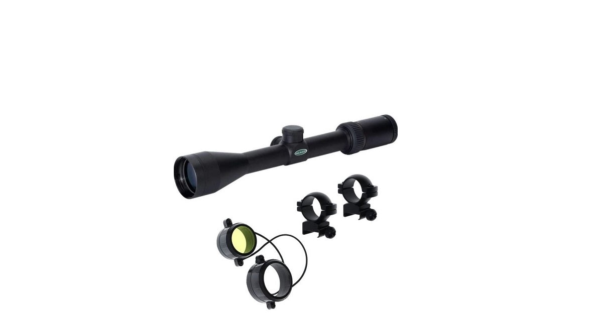 Weaver 3-9x40 Riflescope (Matte Black) With Rings and Cover