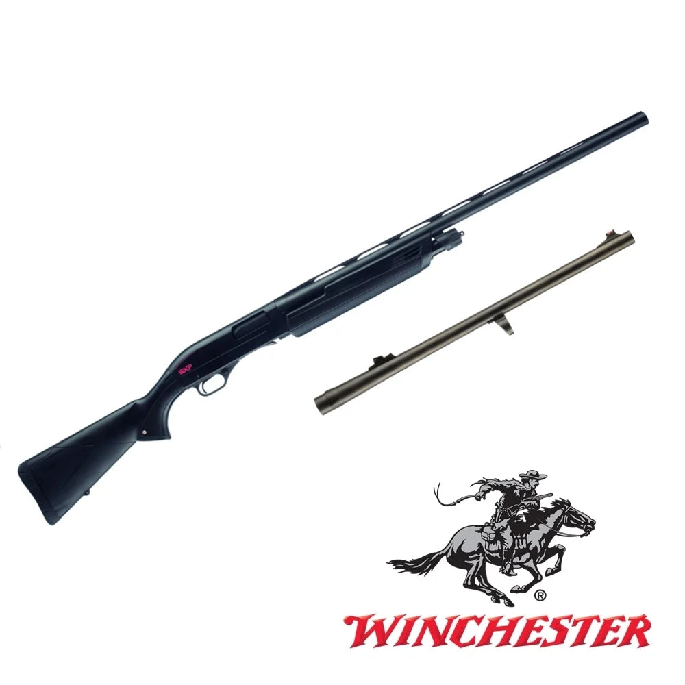 Winchester SXP Buck/Bird Combo Pump Shotgun, 28" Field Barrel, Fiber-optic sights on 22" deer barrel, 20 gauge 3" Includes Hard Case
